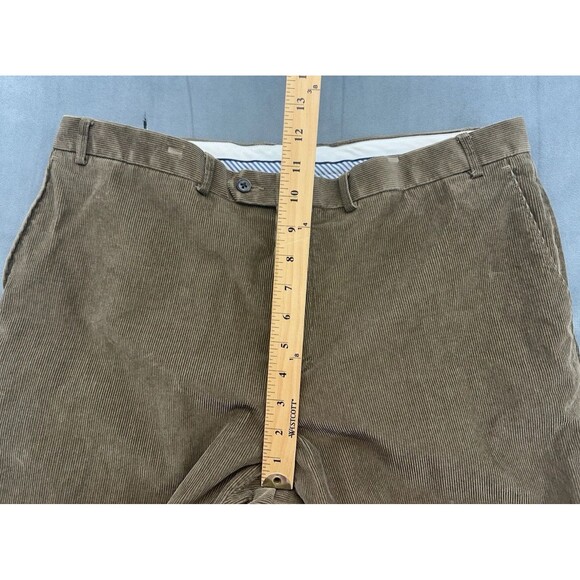 Lauren Ralph Lauren Corduroy Pants Men's 38x26 Brown Flat Front Slacks - Picture 7 of 11